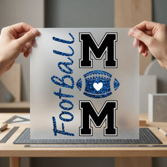 Football Mom Game Day Mom Retro Ready to Press DTF Transfer for Dtf
