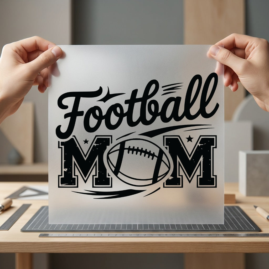 Football Mom Game Day Mom Vintage Ready to Press DTF Transfer for Dtf