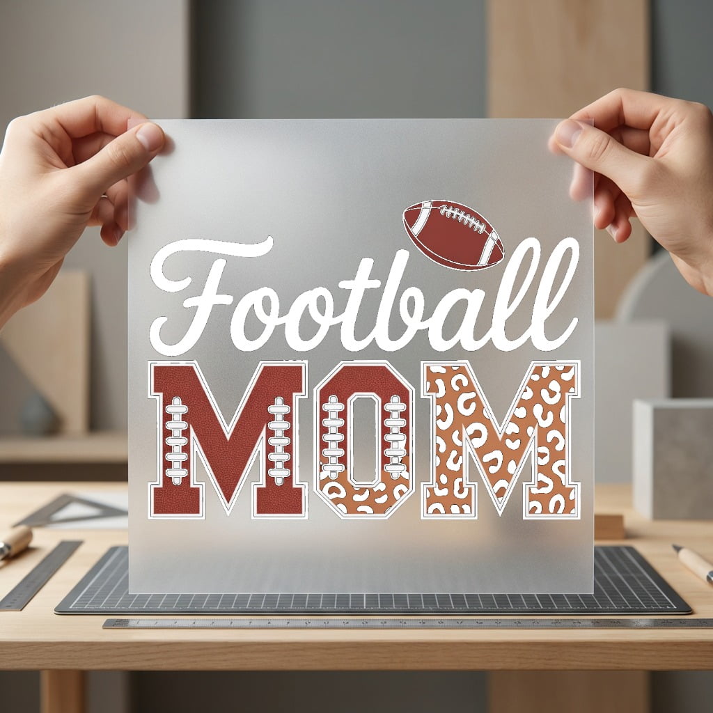 Football Mom Leopard Game Mom Vintage Ready to Press DTF Transfer for Dtf