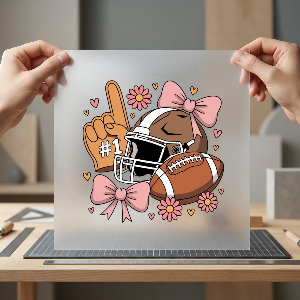 Football Mom Pink Bows Mom Fitness Ready to Press DTF Transfer for Dtf