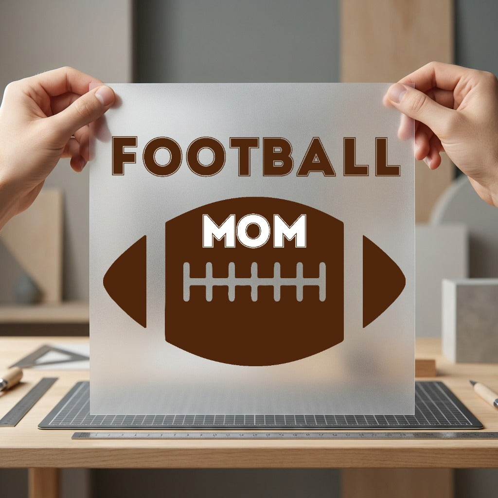Football Mom Sports Fan Mom Fitness Ready to Press DTF Transfer for Dtf