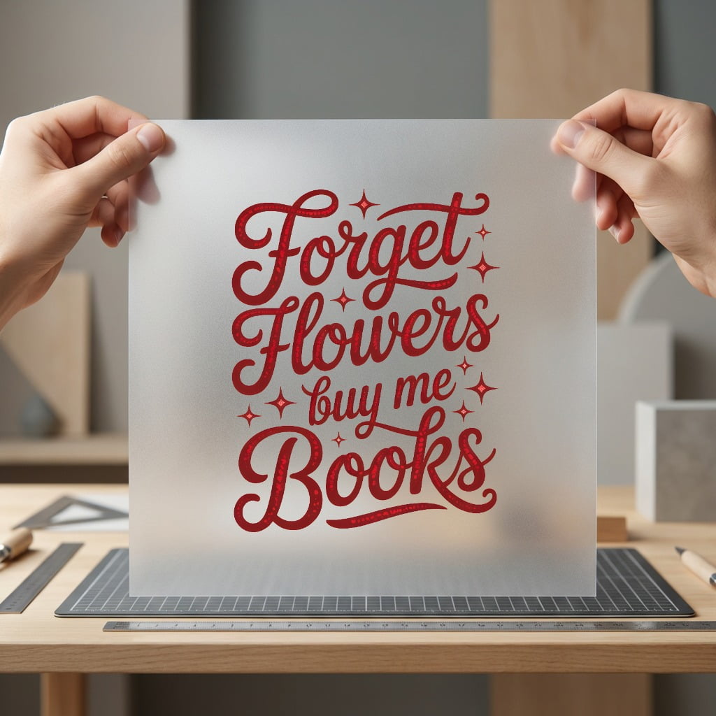 Forget Flowers Buy Books Retro Aesthetic Ready to Press DTF Transfer for Dtf