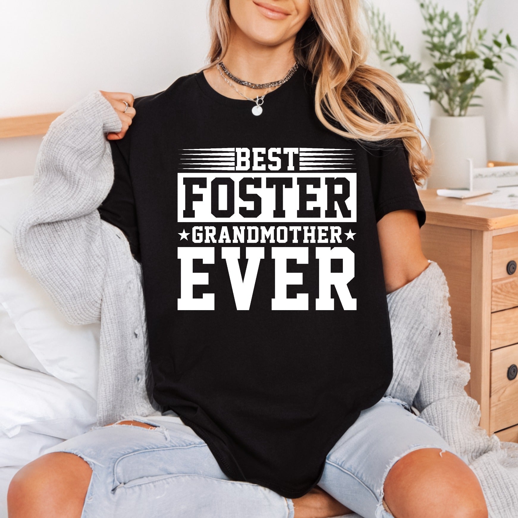 Foster Grandmother Ever Retro Mom Grandma Ready to Press DTF Transfer for Dtf