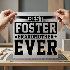 Foster Grandmother Ever Retro Mom Grandma Ready to Press DTF Transfer for Dtf