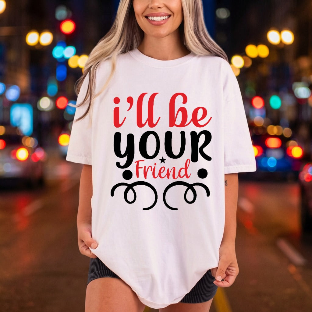 Friend Friendship Diy Valentine Aesthetic Ready to Press DTF Transfer for Dtf