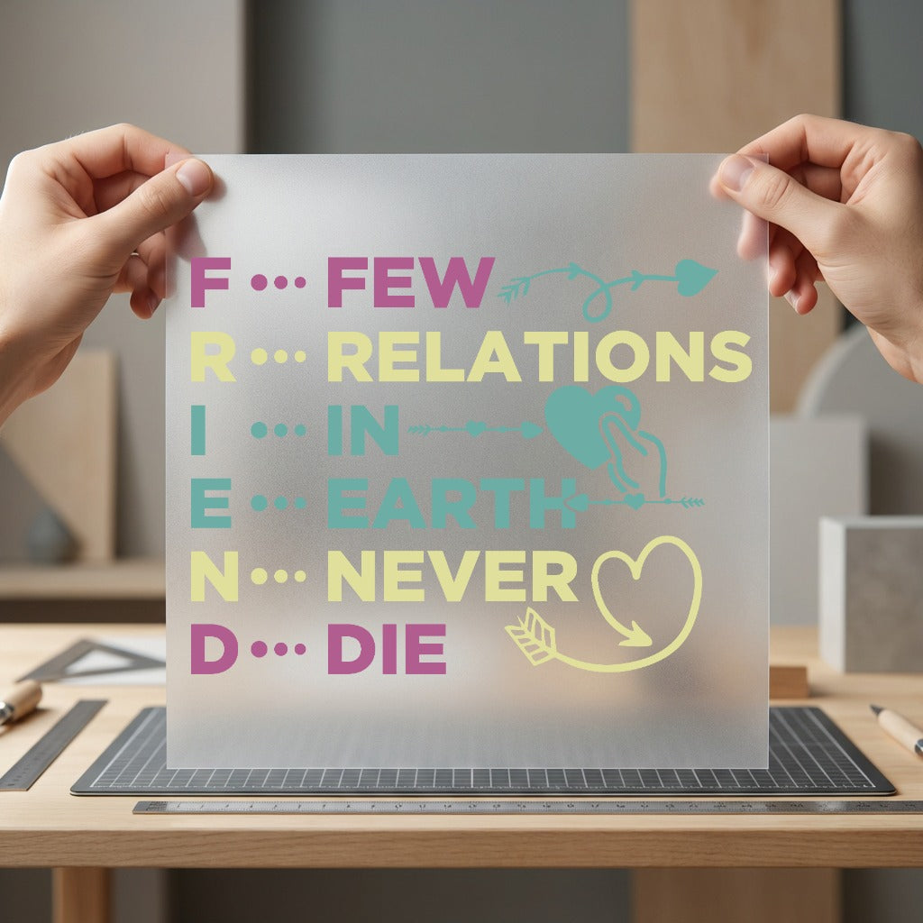 Friends Definition Pastel Friendship Couples Collection Family & Relationships Collection Ready to Press DTF Transfer for Dtf