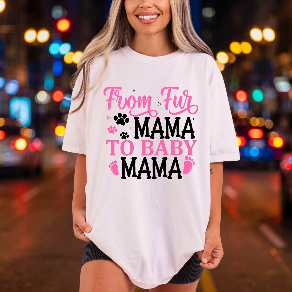From Fur Mama Baby Mom Dad Ready to Press DTF Transfer for Dtf