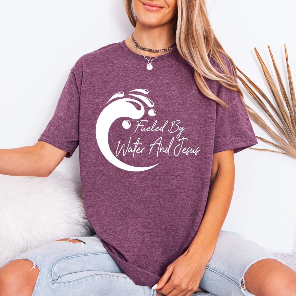 Fueled By Water & Jesus | Baptism & Faith Tee - Luckets.com
