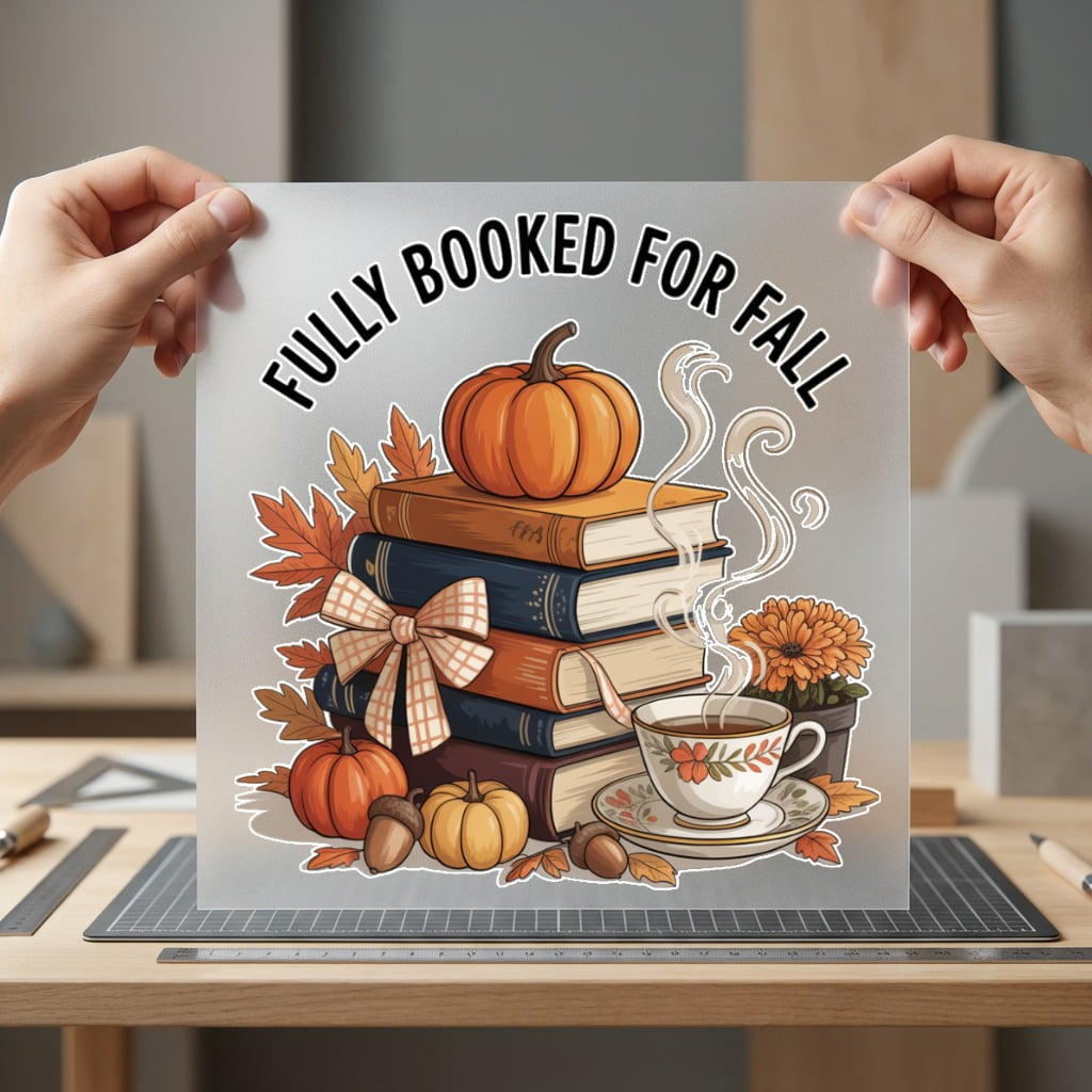 Fully Booked Fall Autumn Fall Autumn Ready to Press DTF Transfer for Dtf