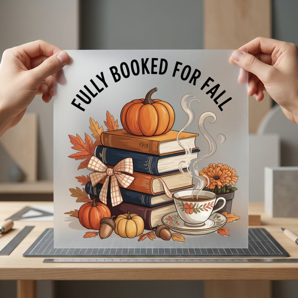 Fully Booked Fall Autumn Fall Autumn Ready to Press DTF Transfer for Dtf
