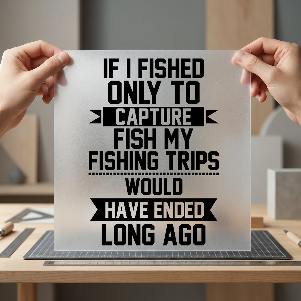 Funny Fishing Quote Retro Dad Funny Ready to Press DTF Transfer for Dtf