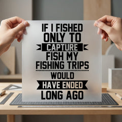 Funny Fishing Quote Retro Dad Funny Ready to Press DTF Transfer for Dtf