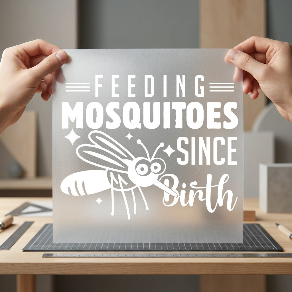 Funny Mosquito Humorous Diy Camping Ready to Press DTF Transfer for Dtf