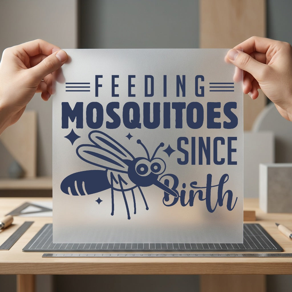 Funny Mosquito Humorous Diy Camping Ready to Press DTF Transfer for Dtf
