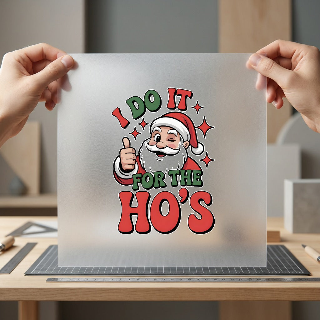 Funny Santa Retro Christmas Christmas Dad Ready to Press DTF Transfer for Dtf