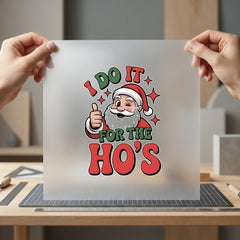 Funny Santa Retro Christmas Christmas Dad Ready to Press DTF Transfer for Dtf
