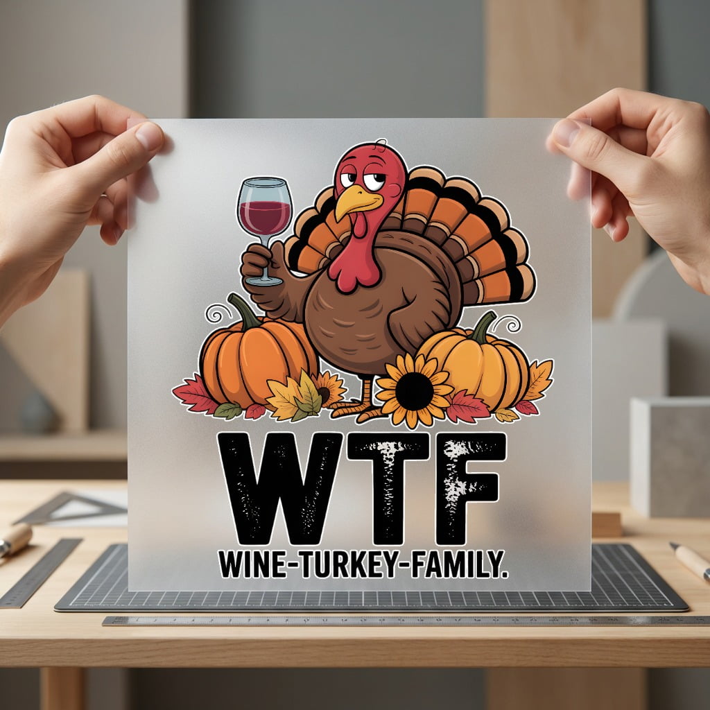 Funny Turkey Thanksgiving Humorous Thanksgiving Funny Ready to Press DTF Transfer for Dtf