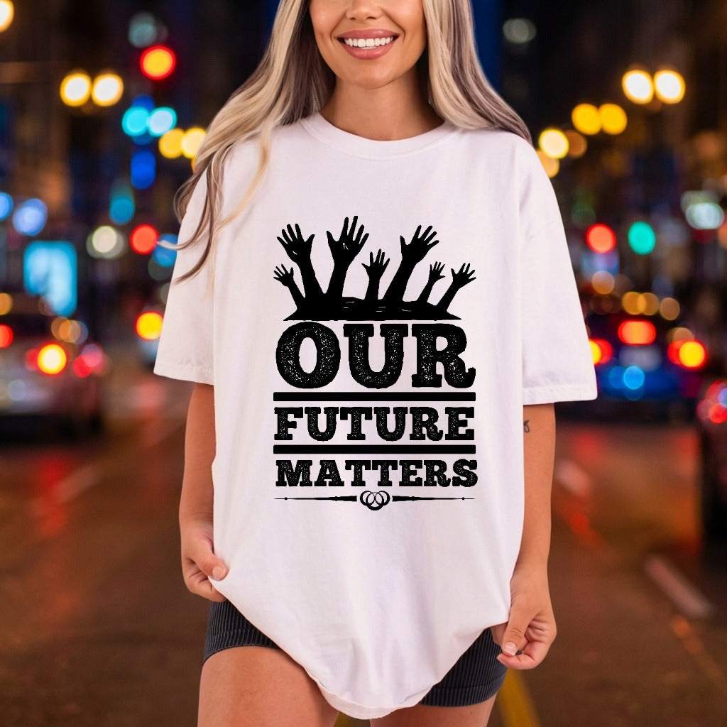 Future Matters Empowering Diy Vintage Retro Ready to Press DTF Transfer for Dtf