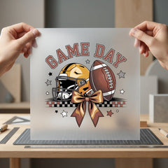 Game Day Football Sports Mom Dad Ready to Press DTF Transfer for Dtf