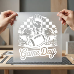 Game Day Football Sports Vintage Retro Ready to Press DTF Transfer for Dtf