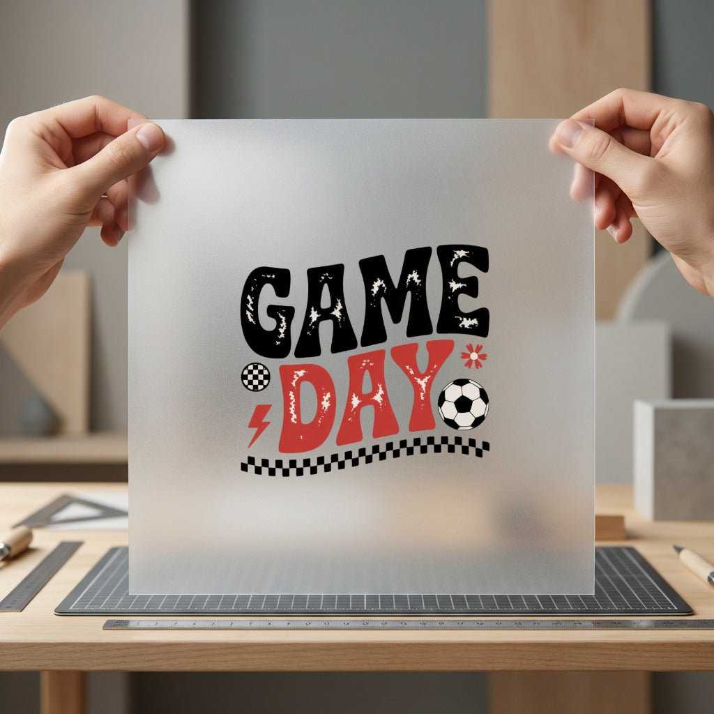 Game Day Retro Soccer Mom Vintage Ready to Press DTF Transfer for Dtf