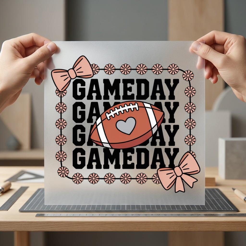 Gameday Football Bows Sports Fitness Ready to Press DTF Transfer for Dtf