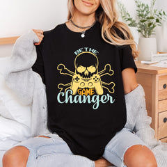 Gamer Skull Controller Retro Funny Sarcastic Ready to Press DTF Transfer for Dtf