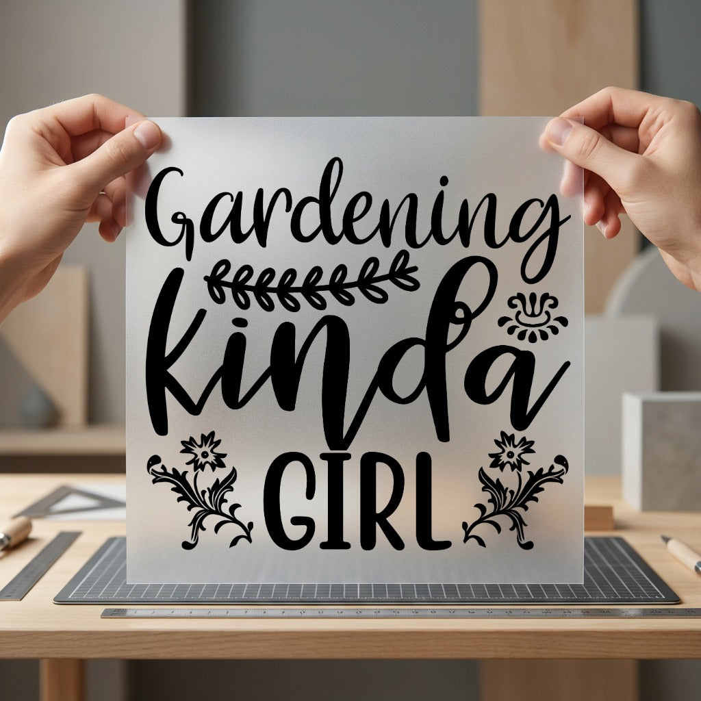 Gardening Kinda Girl Floral Mom Floral Ready to Press DTF Transfer for Dtf