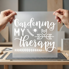 Gardening Therapy Nature Lover Mom Aesthetic Ready to Press DTF Transfer for Dtf