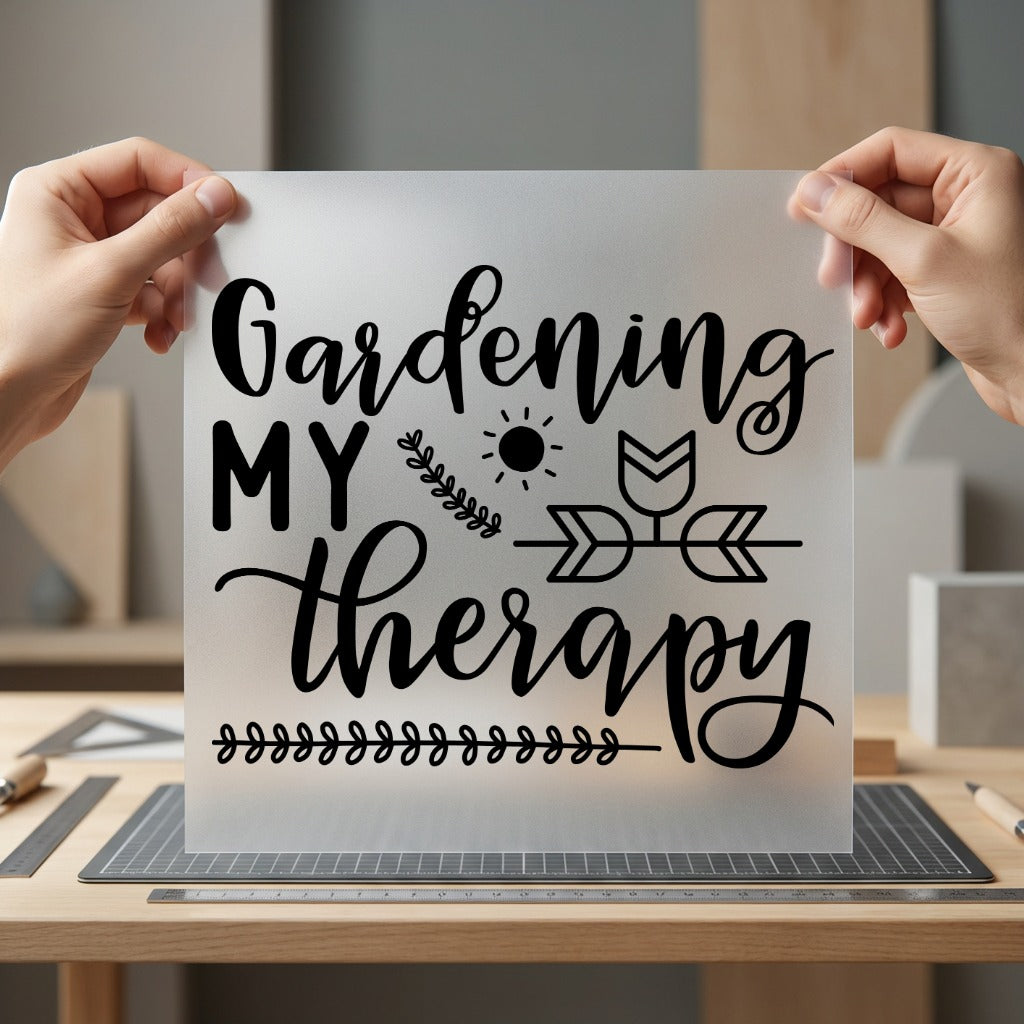 Gardening Therapy Nature Lover Mom Aesthetic Ready to Press DTF Transfer for Dtf