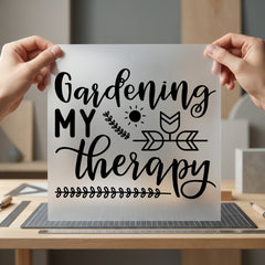 Gardening Therapy Nature Lover Mom Aesthetic Ready to Press DTF Transfer for Dtf