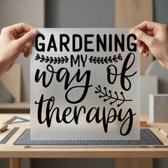 Gardening Way Therapy Rustic Mom Rustic Ready to Press DTF Transfer for Dtf