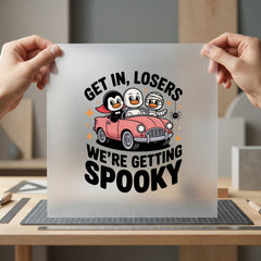 Get Losers Getting Spooky Halloween Funny Ready to Press DTF Transfer for Dtf