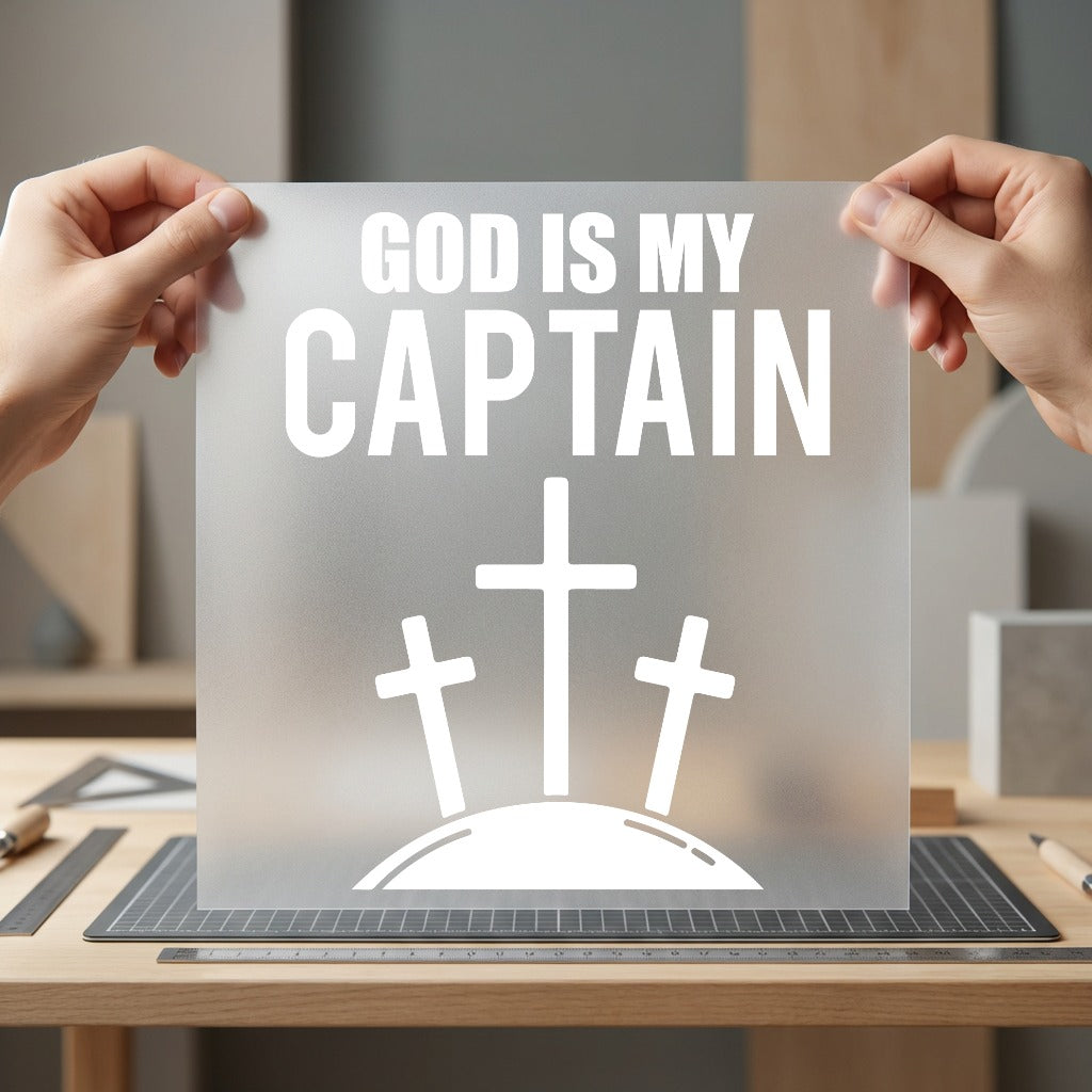 God Captain Christian Faith Christian Faith Ready to Press DTF Transfer for Dtf