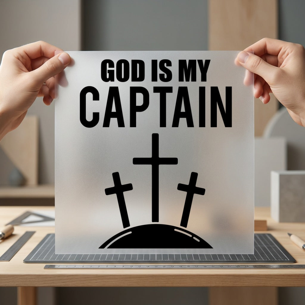 God Captain Christian Faith Christian Faith Ready to Press DTF Transfer for Dtf