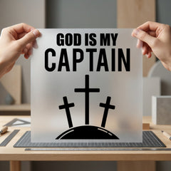 God Captain Christian Faith Christian Faith Ready to Press DTF Transfer for Dtf