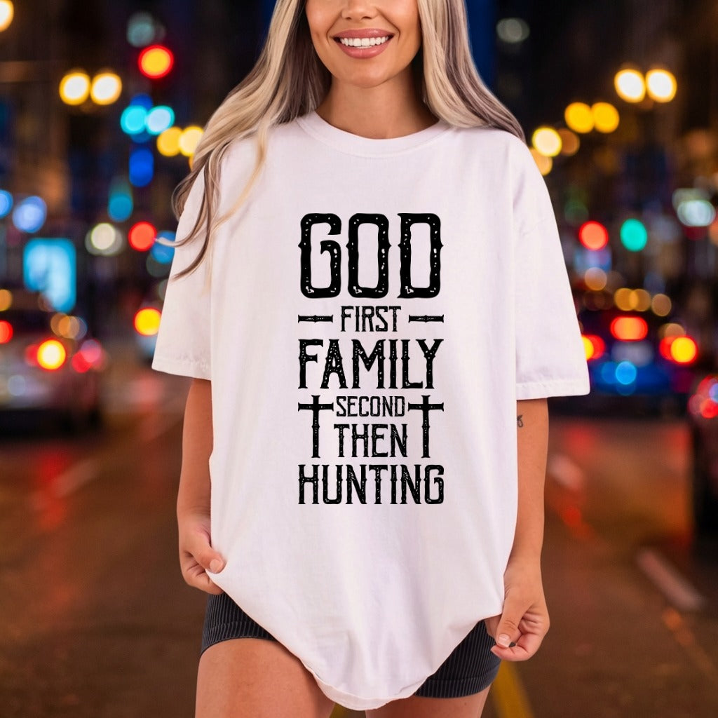 God First Family Second Christian Faith Ready to Press DTF Transfer for Dtf