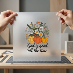 God Good All Time Christian Faith Ready to Press DTF Transfer for Dtf