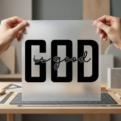 God Good Faith-based Diy Christian Faith Ready to Press DTF Transfer for Dtf