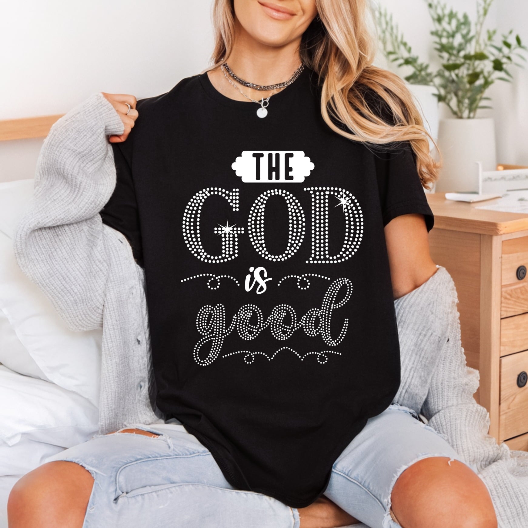 God Good Faith-inspired Diy Christian Faith Ready to Press DTF Transfer for Dtf