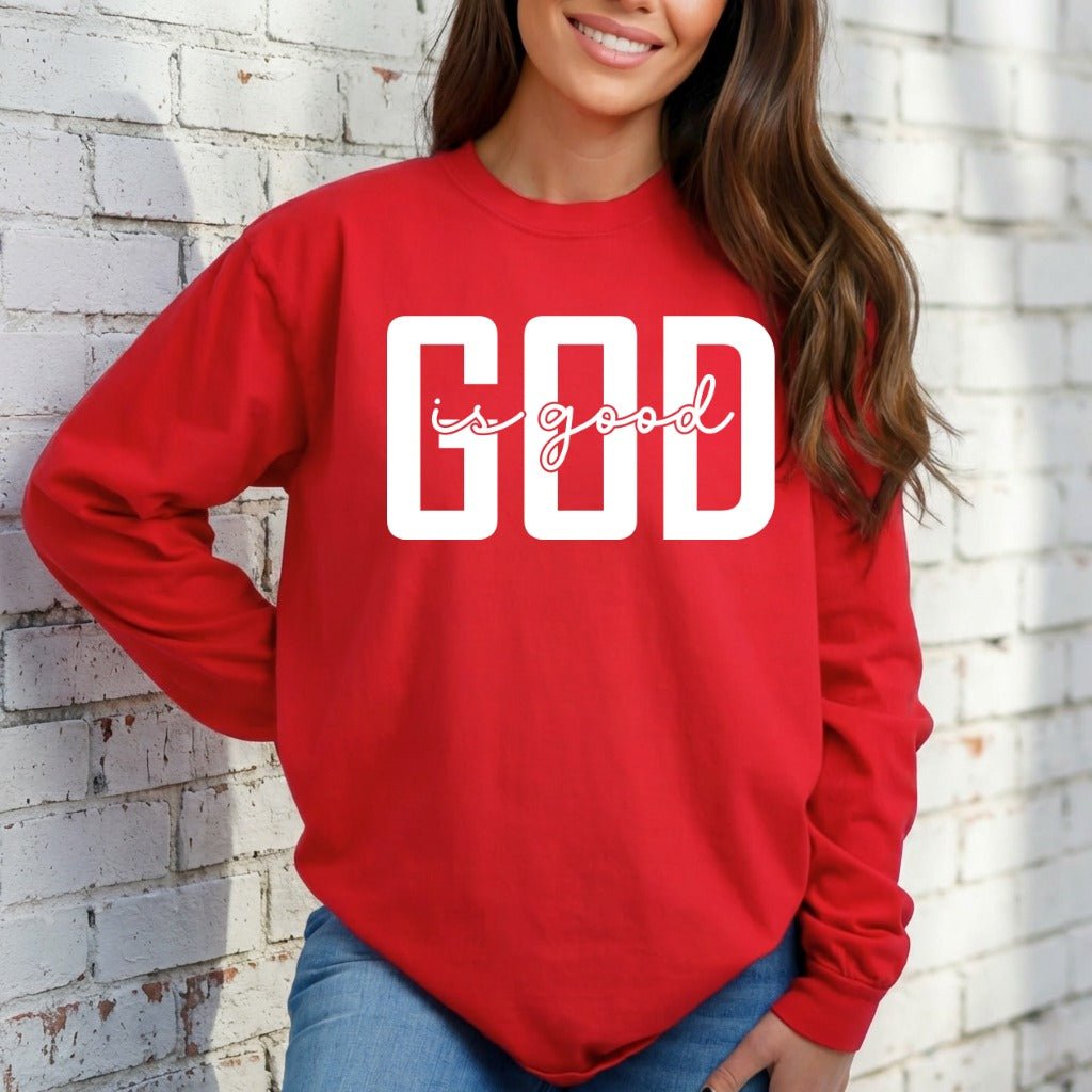 God Is Good | Faith & Gratitude Sweatshirt - Luckets.com