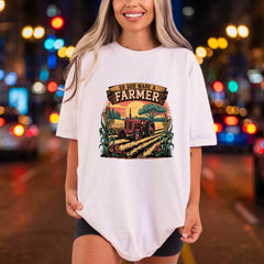 God Made Farmer Sunset Usa Dad Ready to Press DTF Transfer for Dtf