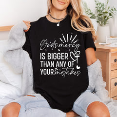 God Mercy Bigger Inspirational Christian Faith Ready to Press DTF Transfer for Dtf