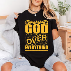 God Over Everything Faith-inspired Christian Faith Ready to Press DTF Transfer for Dtf
