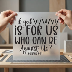God Romans Christian Scripture Christian Faith Ready to Press DTF Transfer for Dtf