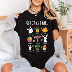 God Says Easter Diy Christian Faith Ready to Press DTF Transfer for Dtf
