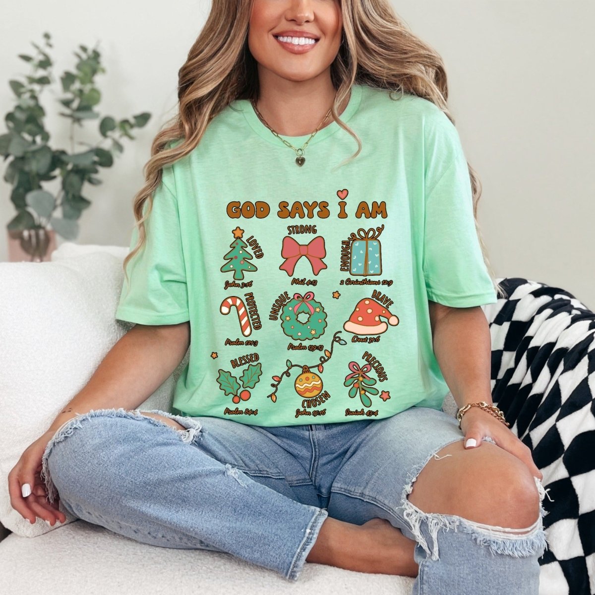 God Says I Am | Christmas Identity Tee - Luckets.com