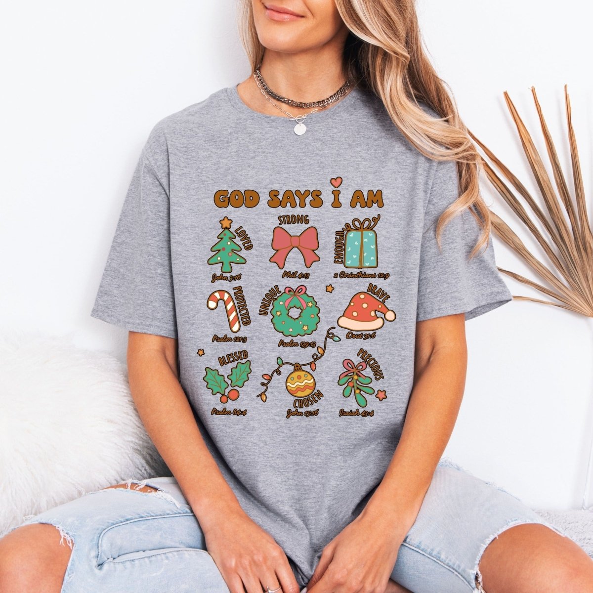 God Says I Am | Christmas Identity Tee - Luckets.com