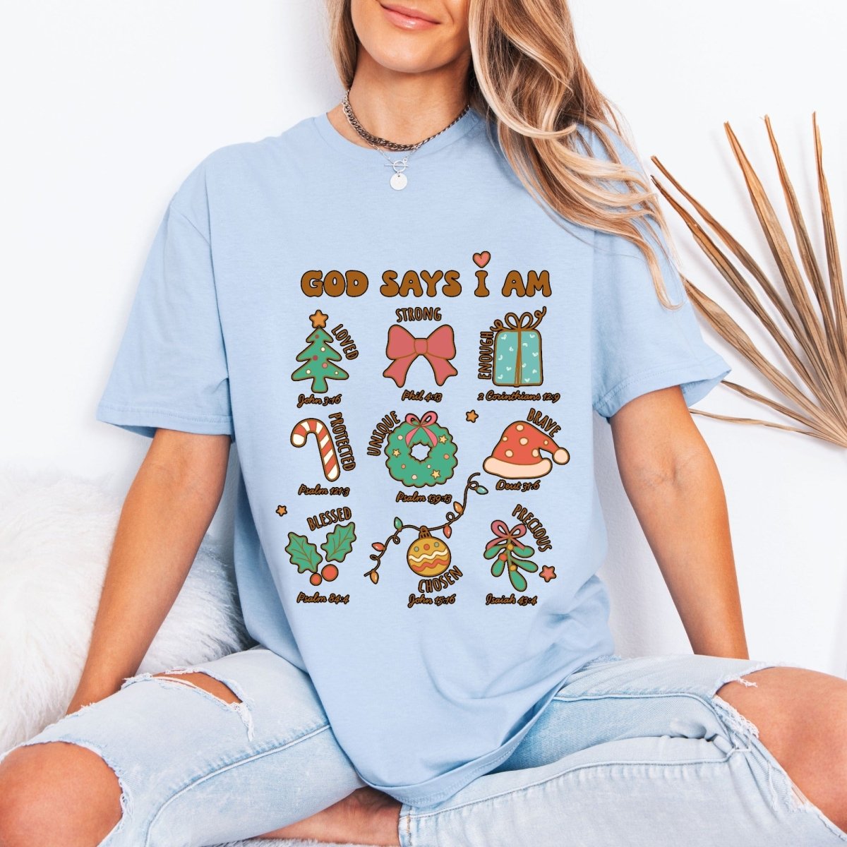 God Says I Am | Christmas Identity Tee - Luckets.com