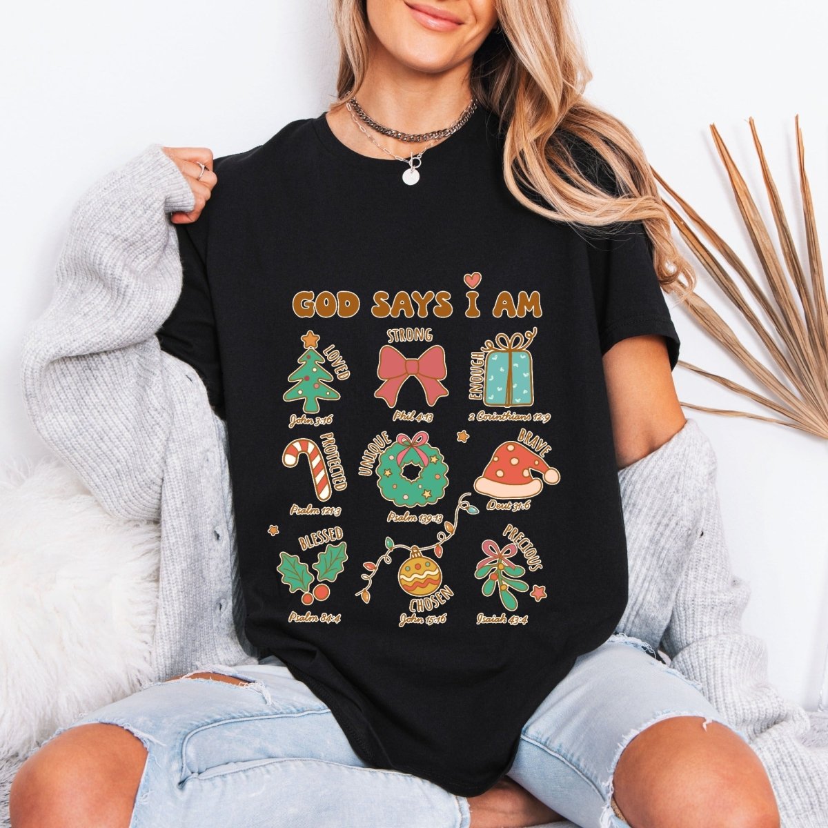God Says I Am | Christmas Identity Tee - Luckets.com